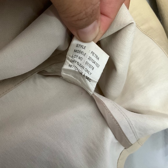 Theory Petra Structured Button Down Women's Tailored Jacket Size Medium - Picture 6 of 8